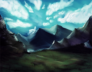 Background: Mountain Vista - Day