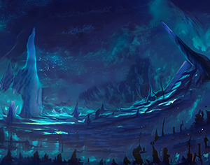 Background: Underwater Night
