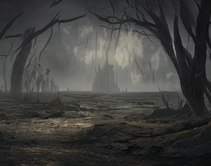 Background: Haunted Woodland