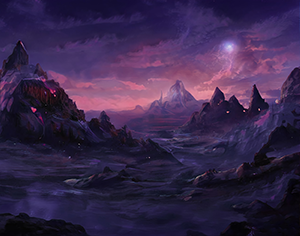 Background: Purple Mountains
