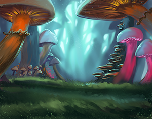 Background: Mushroom Forest